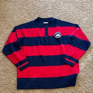 NWT American Eagle Outfitters Red and Blue Striped Sweater